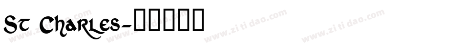 St Charles字体转换